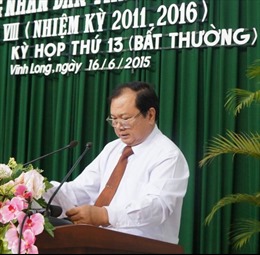 Ông Nguyễn Văn Quang làm Chủ tịch tỉnh Vĩnh Long